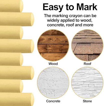 Affrolling 72 Pack Railroad Crayon Chalk Roof Mark Chalk Bulk - Image 3