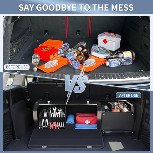 Car Trunk Organizer Leather Car Trunk Storage Organizer - Image 3