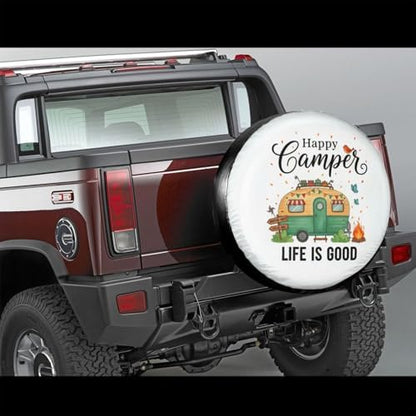 Camper Life is Good Spare Tire Cover Wheel Protector Universal Fit - Image 3
