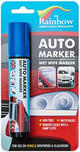 Window Markers for Glass Washable Car Window Paint Pen by RainbowChalk