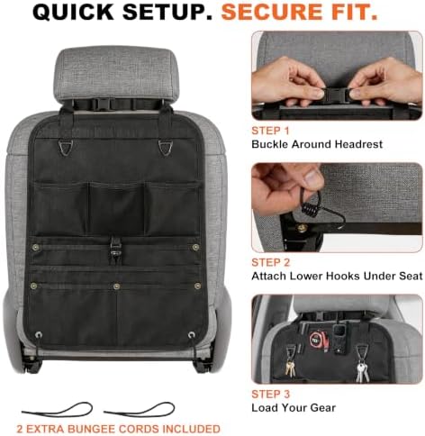 Nylon Backseat Car Organizer - Image 7