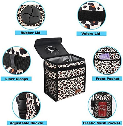 Femuar Leak Proof Car Trash Bag Large Capacity Waterproof Garbage Can - Image 3