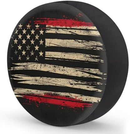 Flag Spare Tire Cover 16in Spare Wheel Covers Tire Storage Cover - Image 2