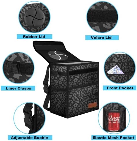 Femuar Leak Proof Car Trash Can - Image 3