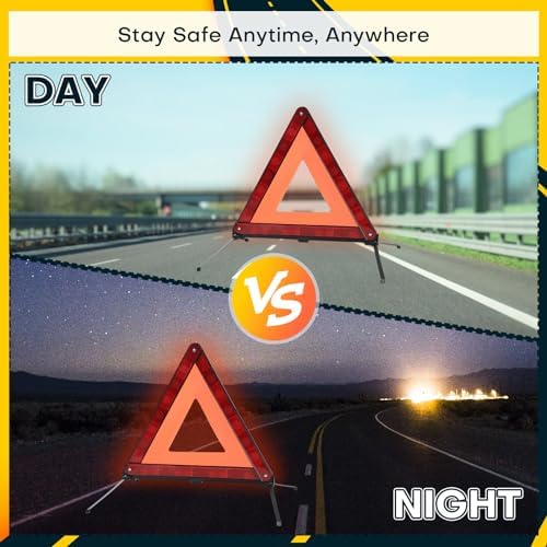 5 Pack Reflective Safety Triangle Kit - Image 5