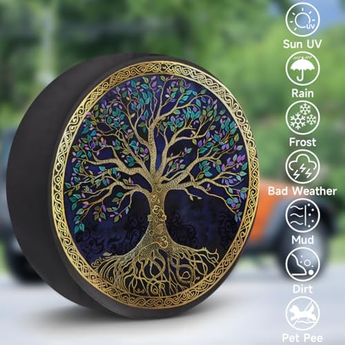 Tree of Life Spare Tire Cover Dust-Proof Spare Wheel Covers - Image 3