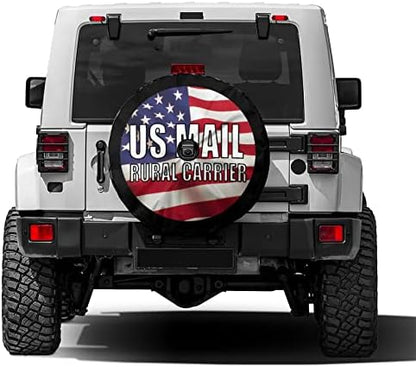 US Mail Rural Carrier Spare Tire Cover by Foruidea