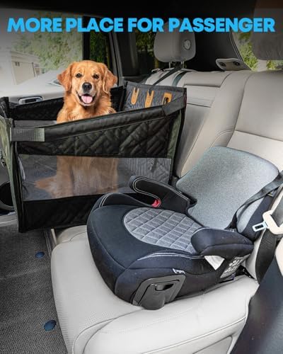 Kohree Dog Car Seat Cover for Medium Large Dogs Hard Bottom - Image 5