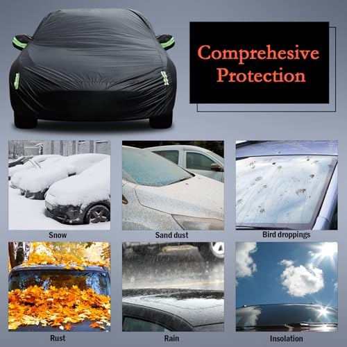 Car Cover Custom Fit for Dodge Challenger 2008-2025, Waterproof All Weather for - Image 5