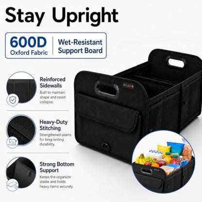 PAT SAM'S Car Trunk Organizer for SUV, Collapsible Storage Box - Image 3