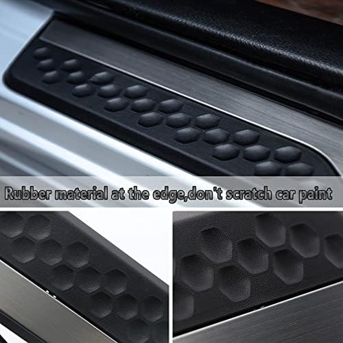 4Pcs Stainless Steel Car Door Sill Scuff Plate Guard Sills - Image 7