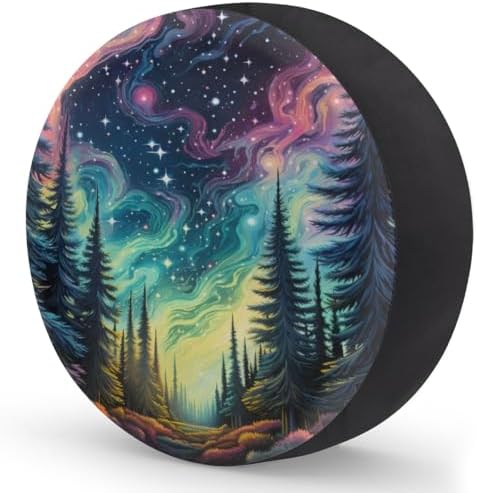 Galaxy Spare Tire Cover 16in Spare Wheel Covers Tire Storage Cover - Image 2