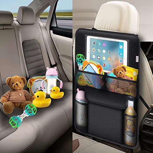 Meolsaek Kick Mats Back Seat Protector, Waterproof Oxford Seat Back Protector - Image 3