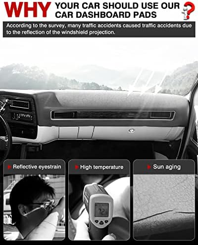 Autorder Dashboard Cover Mat for 1981-1991 Chevrolet Chevy C/K/R/V Series Blazer - Image 2
