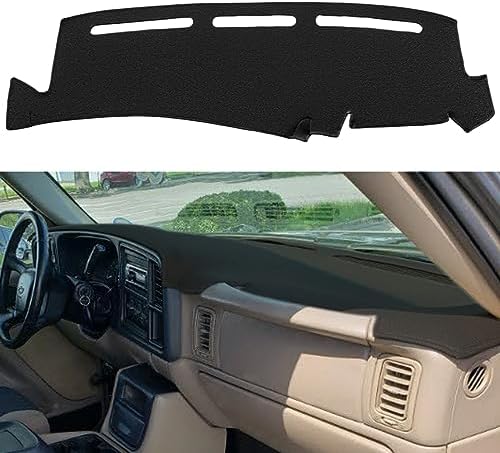 Dash Cover Mat Fit for 1999-2006 GMC Sierra/Chevy Chevrolet Silverado 1500 2500 by YIZ