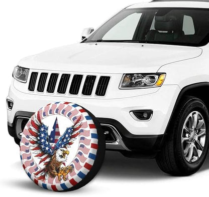 American Eagle Spare Tire Cover Waterproof Sun Protection Fit 17 Inches - Image 6