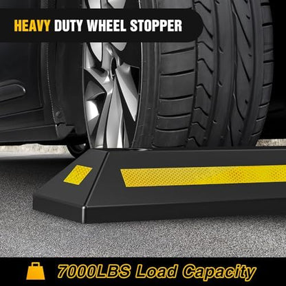 Nilight Rubber Parking Curb Wheel Stop - Image 3