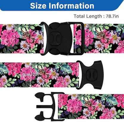 2 Pack Luggage Straps for Suitcases, Adjustable Travel Belt - Image 3