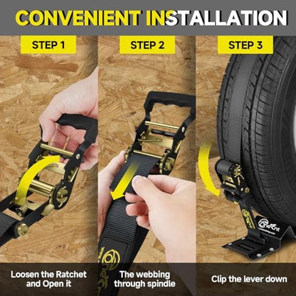 Onesnt E-Track Ratchet Straps - Image 6