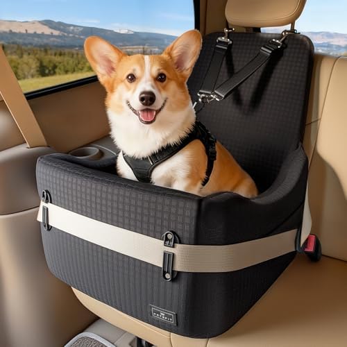 PETSFIT Dog Car Seat with Patented Safety System by Petsfit