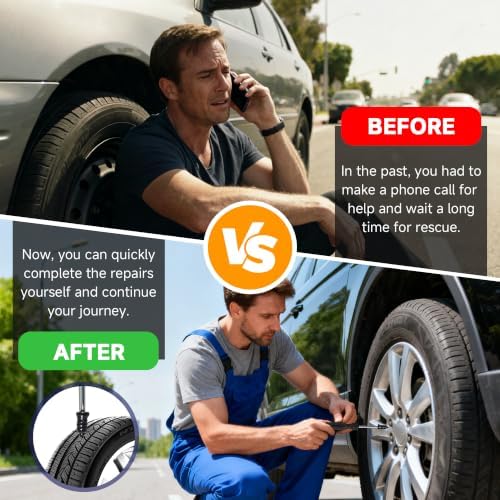 30 Pcs Tire Repair Screws, Tire Patch Kit, Screw in Tire Plugs - Image 6