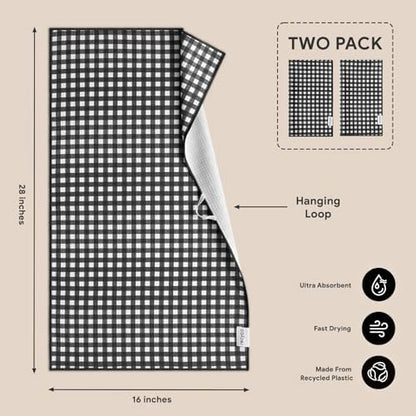 RECYCO Waffle Kitchen Towel Set of 2 - Image 6
