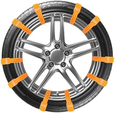 Temporary Tire Straps, Anti Skid Snow Tire Chains, Tire Zip Ties - Image 6