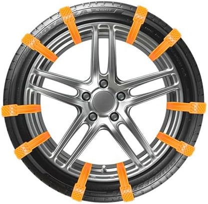 Temporary Tire Straps, Anti Skid Snow Tire Chains, Tire Zip Ties - Image 6