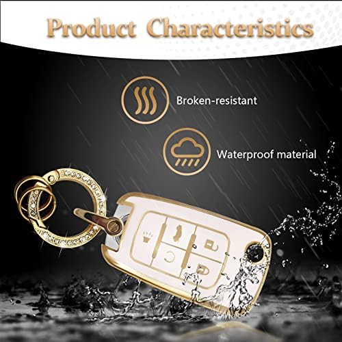 Vrasly Compatible with Chevy Key Fob Cover with Keychain Lanyard - Image 5