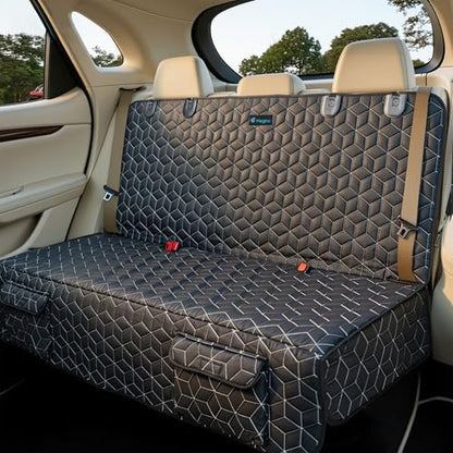 Meginc Dog Car Seat Cover-Waterproof Bench Back Seat Protector by Meginc