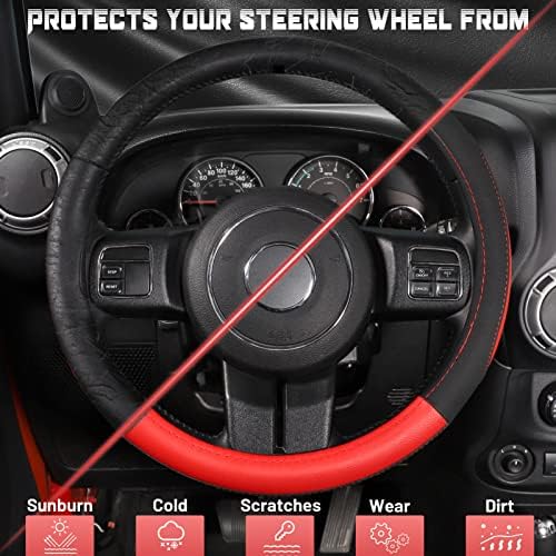 SEG Direct Car Steering Wheel Cover - Image 4
