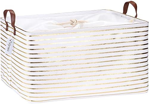 Hinwo 70L Extra Large Canvas Storage Bin by Hinwo