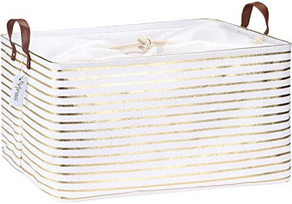 Hinwo 70L Extra Large Canvas Storage Bin by Hinwo