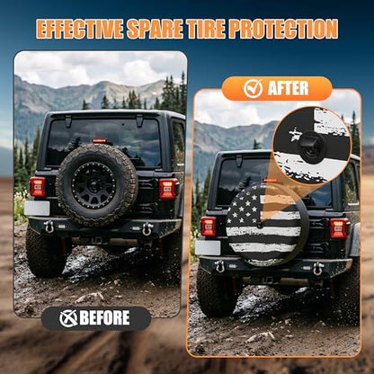 Moonet 32" Tire Cover for Jeep Wrangler JL - Image 3