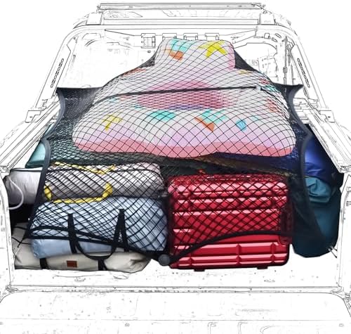 Double-Layer Truck Bed Organizer Net Elastic Cargo Mesh by Kaishengyuan