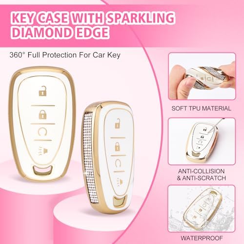 Rislobx Key Fob Cover Fit for Chevy Key, Car Key Case Protector - Image 5