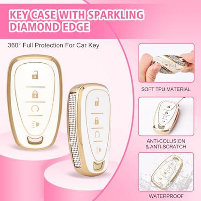 Rislobx Key Fob Cover Fit for Chevy Key, Car Key Case Protector - Image 5