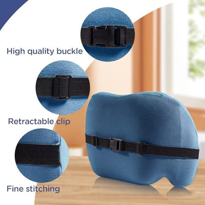 Lumbar Support Pillow for Office Chair, Memory Foam Car Back Cushion - Image 3