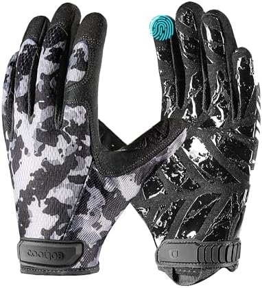 COOLJOB Mechanic Safety Work Gloves, Enhanced Anti-Slip Grip Tactical Gloves by COOLJOB
