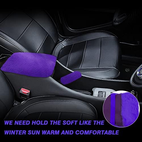 7PCS Set car Interior Aesthetic Accessories, Fluffy 15 inch Steering Wheel Cover - Image 3