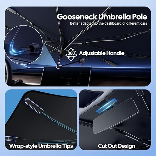 EcoNour Windshields Sun Shade for MPV, Car Front Windshields & Window Tint - Image 3