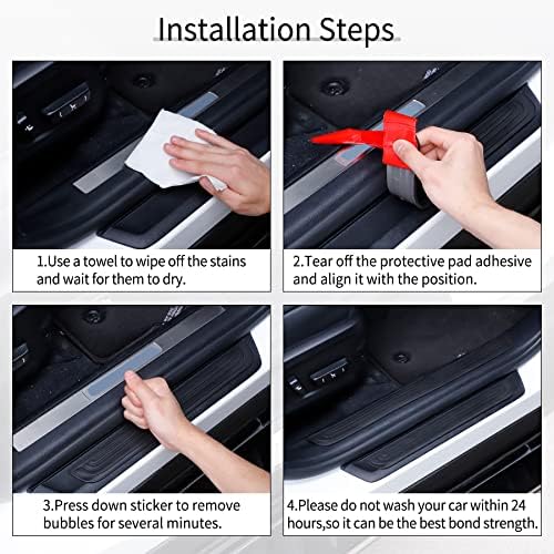 SINGARO Car Door Threshold Protection, Door Width 23.6x1.96inch Car/SUV - Image 4