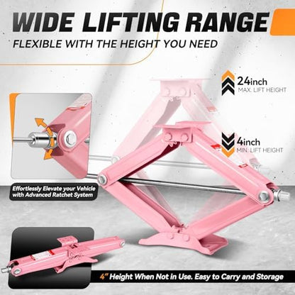 Auto Dynasty 2.5 Ton Scissor Jack - Image 3