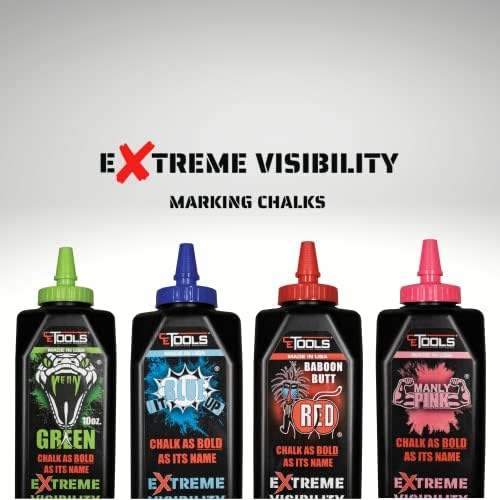 CE TOOLS Mean Green® Marking Chalk, Color GREEN, EXTREME VISIBILITY, MADE IN - Image 5