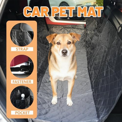 2-in-1 Dog Car Seat Cover & Dog Car Pet Bed Mat - Image 5