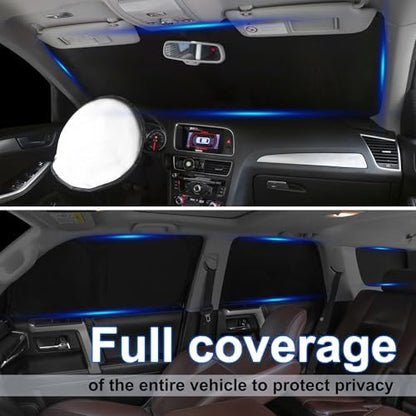 10PCS Windshield Sun Shade Custom Fit - Image 2