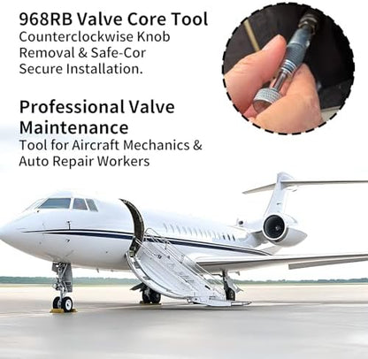 968RB Valve Stem Removal & Installation Tool | Rapid & Safe Deflation | Fits - Image 6