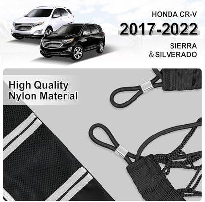 Amiss Truck Bed Cargo Net with Side Organizer, Compatible with 2017-2022 Honda - Image 4