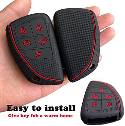 Key Fob Cover for 2026-2022 Chevy Silverado GMC Sierra 1500 2500HD 3500HD - Image 3
