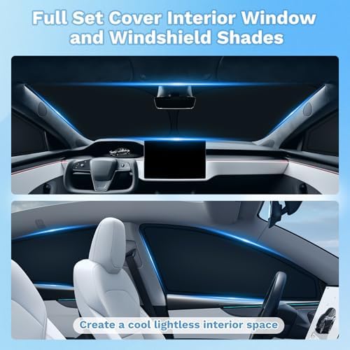 KUST Car Window Shades for Toyota RAV4 2019-2025 Windshield Sun Shade Side - Image 2